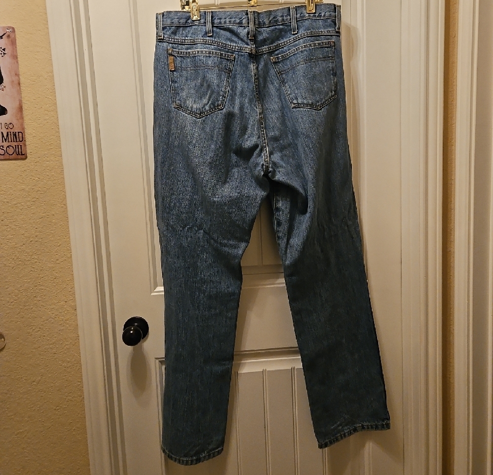 NWOT! Cinch Light Blue Relaxed Fit Men’s Jeans 38x34 - Picture 5 of 9